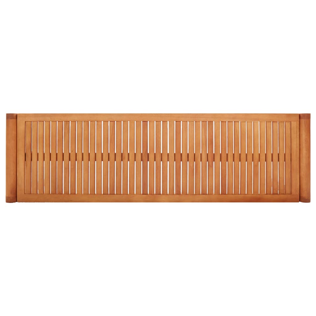 Tuinbank 3-zits 150 cm massief eucalyptushout is nu te koop bij PeponiXL, paradijselijk wonen!