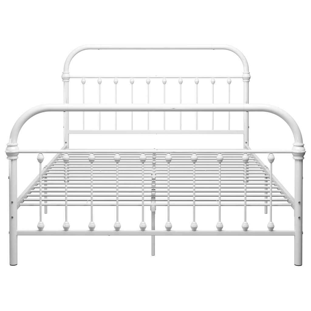 Bedframe metaal wit 120x200 cm is nu te koop bij PeponiXL, paradijselijk wonen!