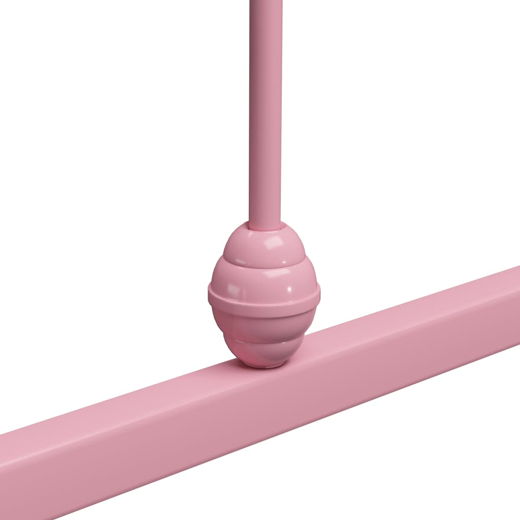 Bedframe metaal roze 140x200 cm is nu te koop bij PeponiXL, paradijselijk wonen!