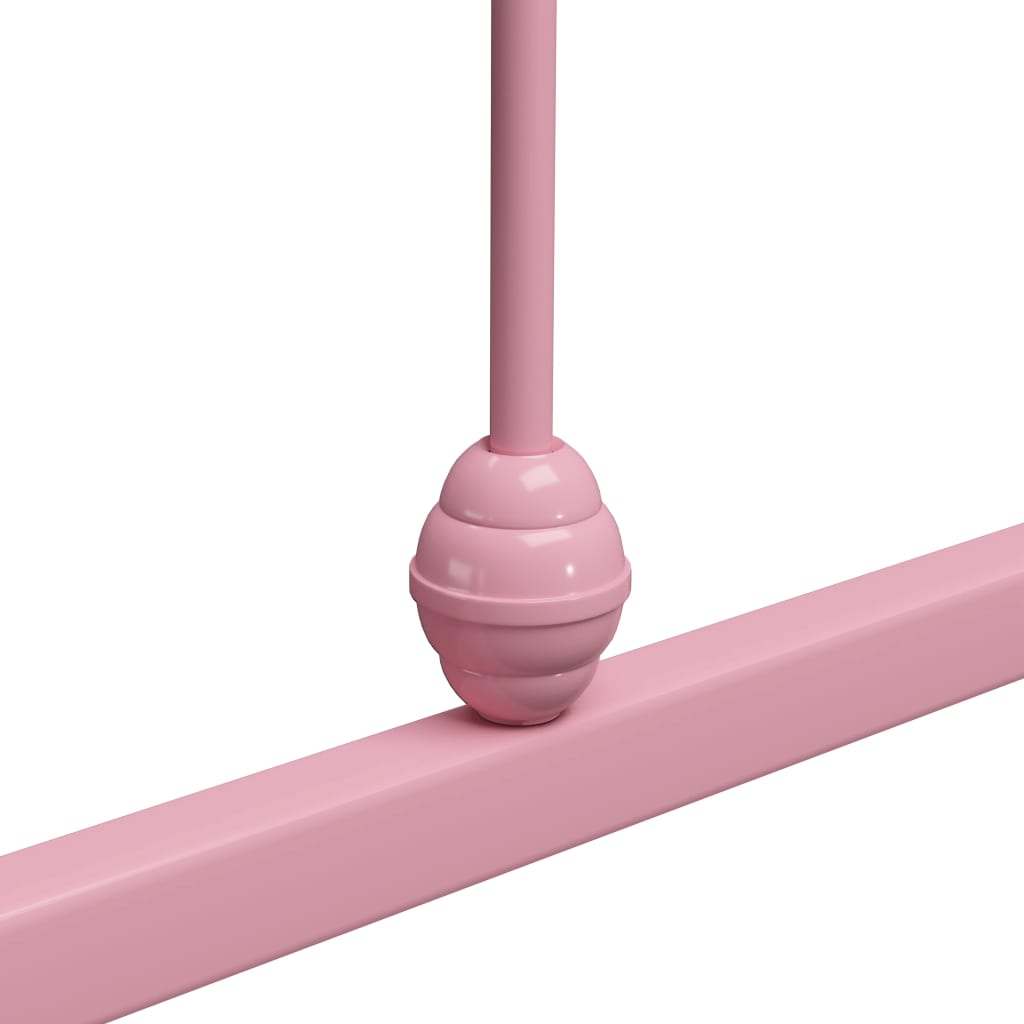 Bedframe metaal roze 180x200 cm is nu te koop bij PeponiXL, paradijselijk wonen!