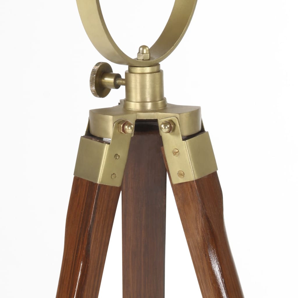 Vloerlamp driepoot 97 cm massief mangohout is nu te koop bij PeponiXL, paradijselijk wonen!