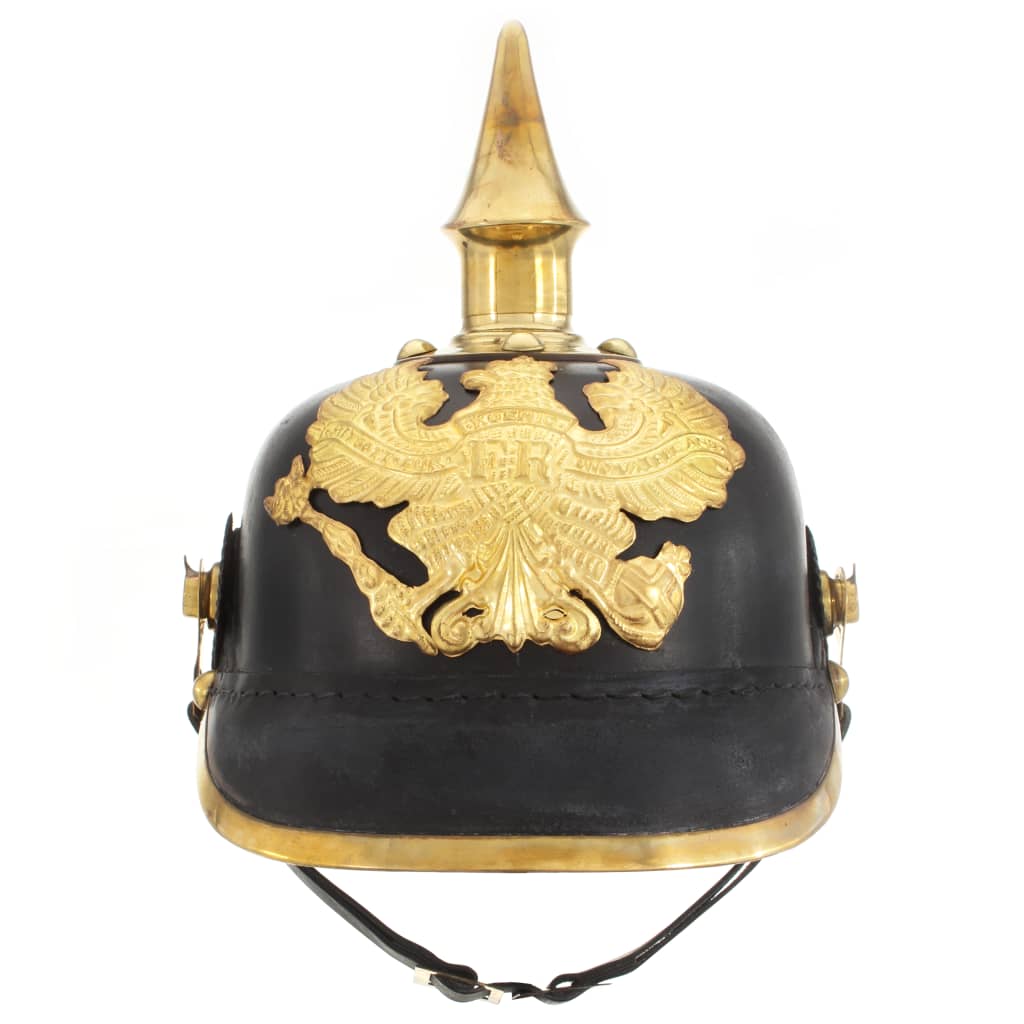 Pickelhaube Germaans replica LARP staal zwart is nu te koop bij PeponiXL, paradijselijk wonen!