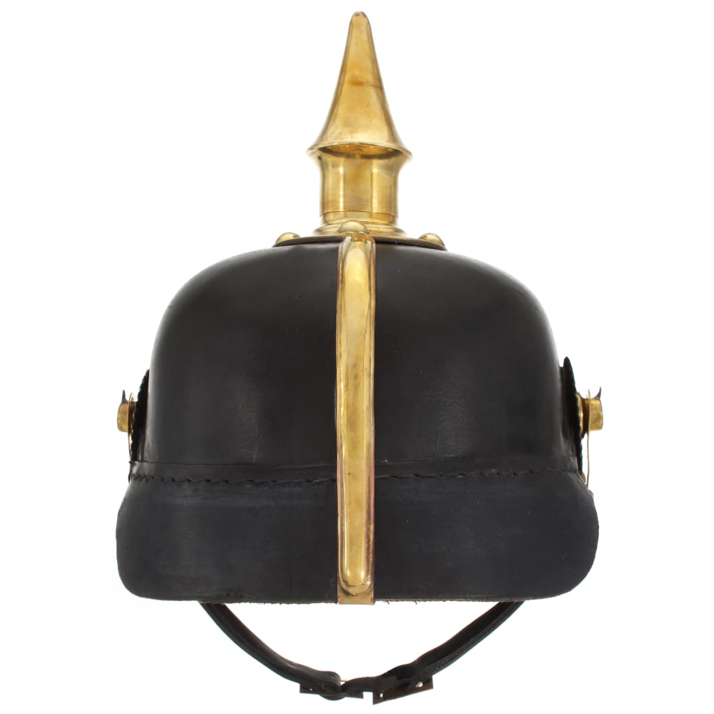 Pickelhaube Germaans replica LARP staal zwart is nu te koop bij PeponiXL, paradijselijk wonen!