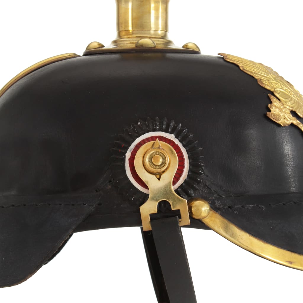 Pickelhaube Germaans replica LARP staal zwart is nu te koop bij PeponiXL, paradijselijk wonen!