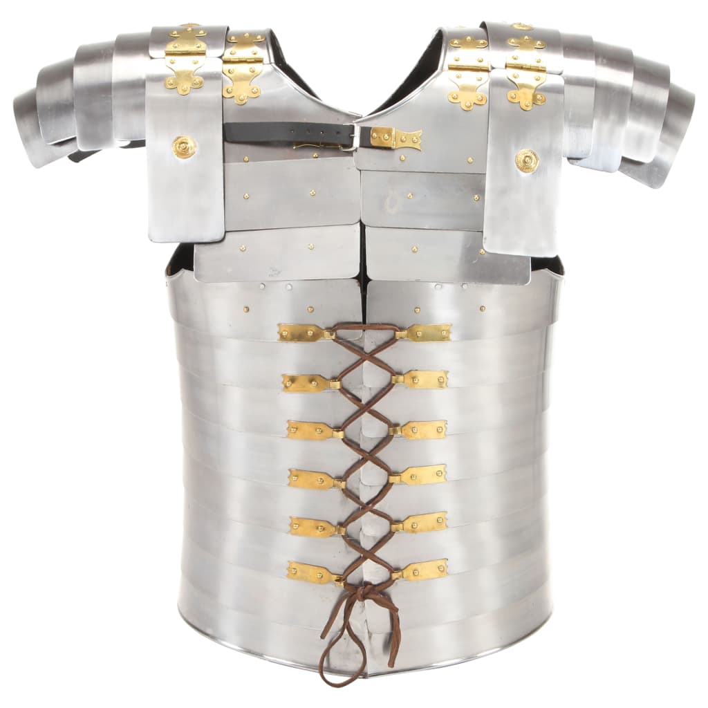 Lichaamsharnas Romeins replica LARP staal zilverkleurig is nu te koop bij PeponiXL, paradijselijk wonen!