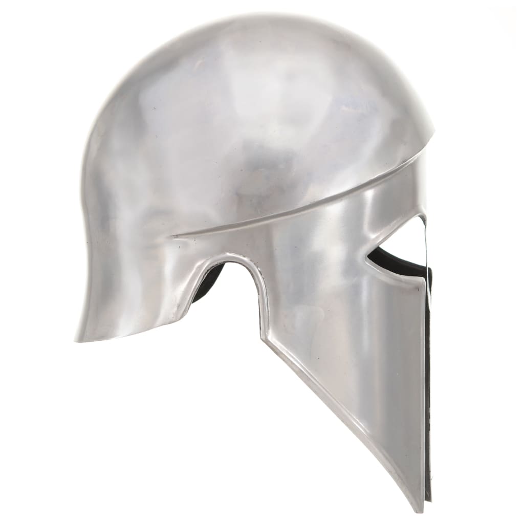 Soldatenhelm Grieks replica LARP staal zilverkleurig is nu te koop bij PeponiXL, paradijselijk wonen!