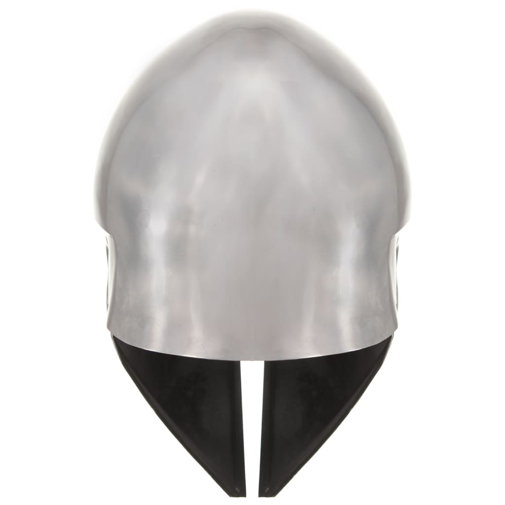 Soldatenhelm Grieks replica LARP staal zilverkleurig is nu te koop bij PeponiXL, paradijselijk wonen!