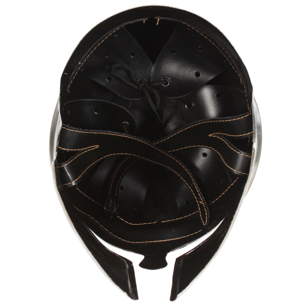Soldatenhelm Grieks replica LARP staal zilverkleurig is nu te koop bij PeponiXL, paradijselijk wonen!