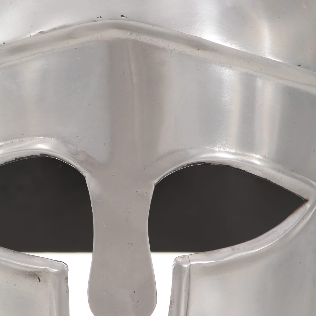 Soldatenhelm Grieks replica LARP staal zilverkleurig is nu te koop bij PeponiXL, paradijselijk wonen!