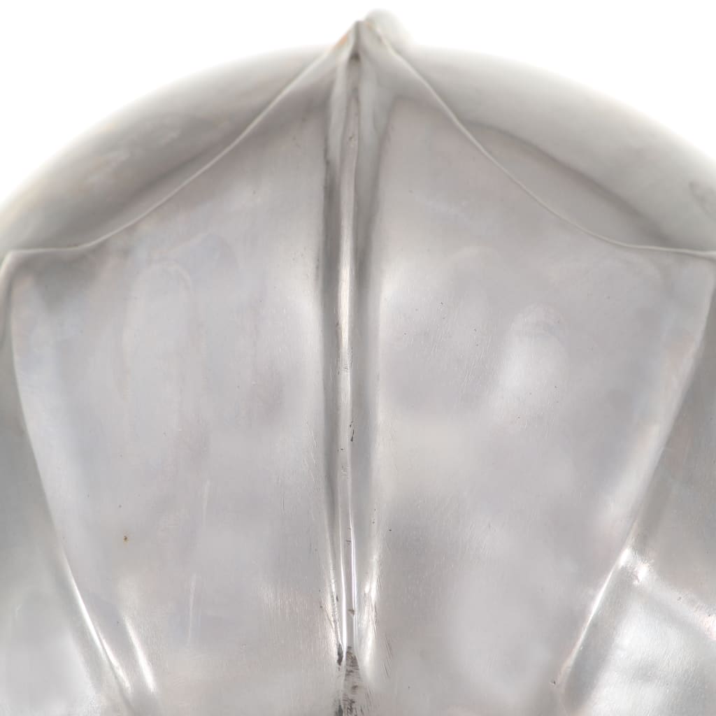 Ridderhelm middeleeuws replica LARP staal zilverkleurig is nu te koop bij PeponiXL, paradijselijk wonen!