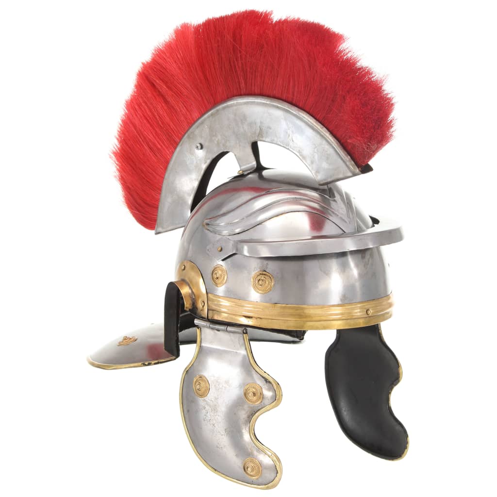 Soldatenhelm Romeins replica staal zilverkleurig is nu te koop bij PeponiXL, paradijselijk wonen!