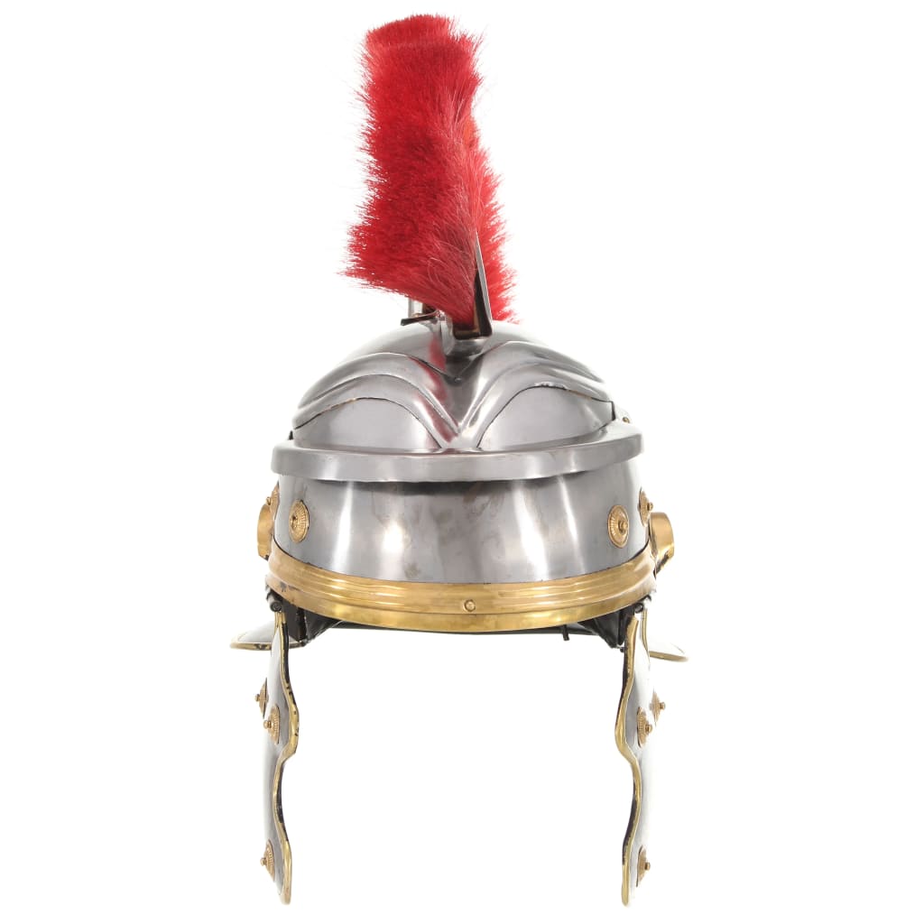 Soldatenhelm Romeins replica staal zilverkleurig is nu te koop bij PeponiXL, paradijselijk wonen!