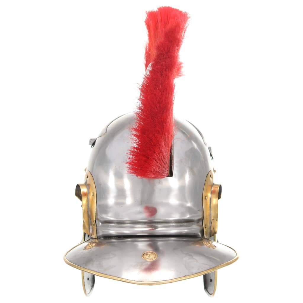 Soldatenhelm Romeins replica staal zilverkleurig is nu te koop bij PeponiXL, paradijselijk wonen!