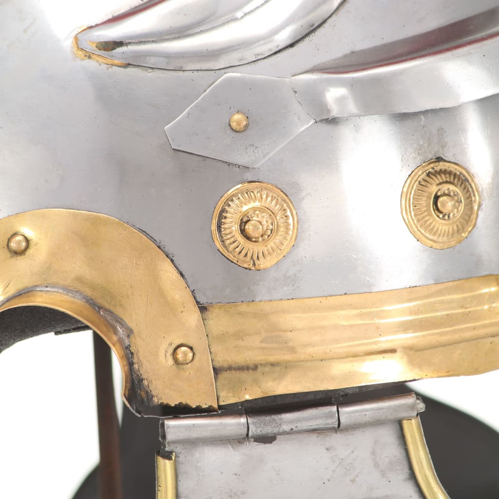 Soldatenhelm Romeins replica staal zilverkleurig is nu te koop bij PeponiXL, paradijselijk wonen!