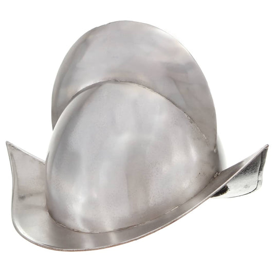 Ridderhelm middeleeuws replica LARP staal zilverkleurig is nu te koop bij PeponiXL, paradijselijk wonen!