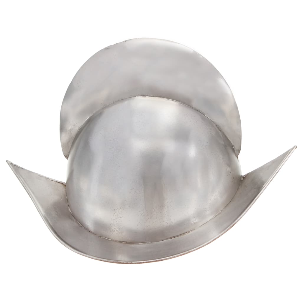 Ridderhelm middeleeuws replica LARP staal zilverkleurig is nu te koop bij PeponiXL, paradijselijk wonen!
