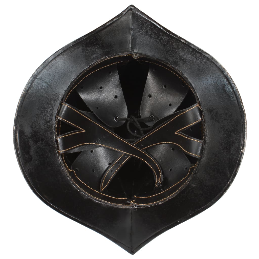 Ridderhelm middeleeuws replica LARP staal zilverkleurig is nu te koop bij PeponiXL, paradijselijk wonen!