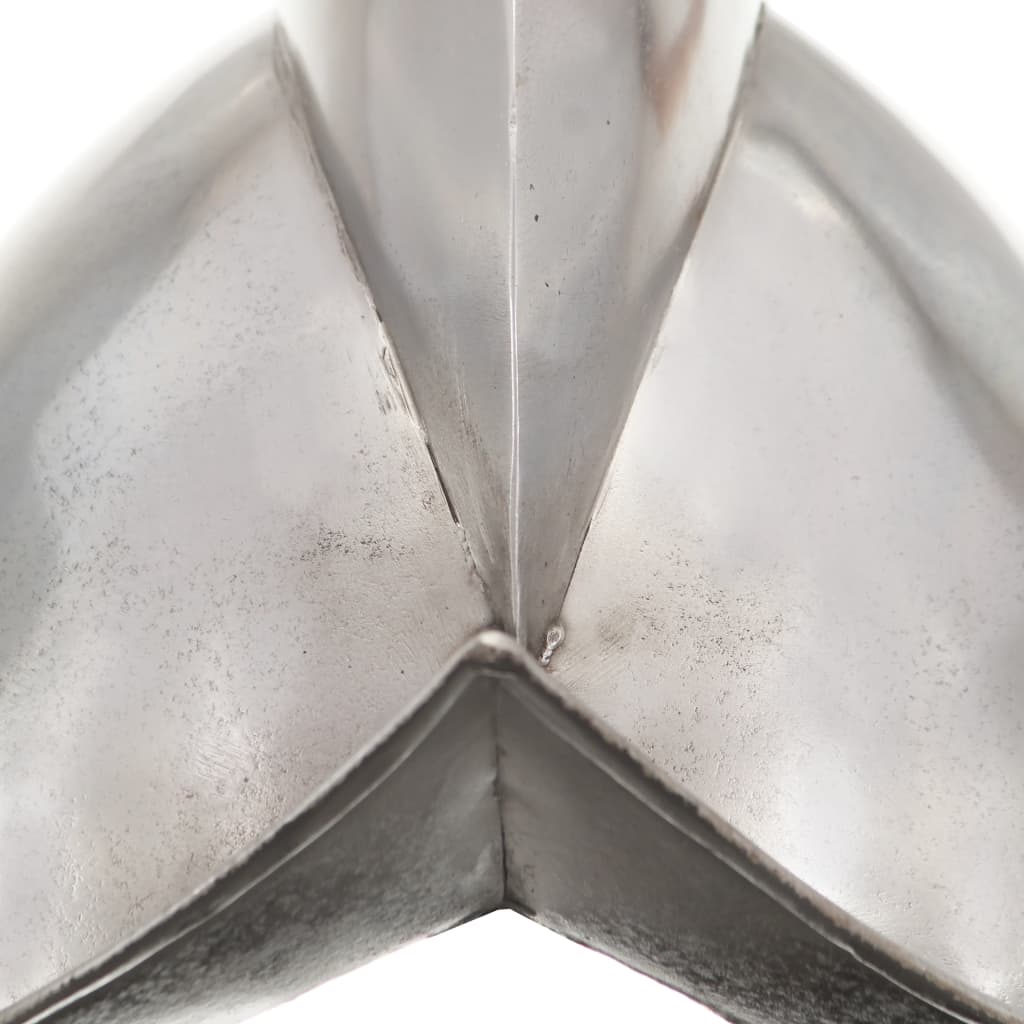 Ridderhelm middeleeuws replica LARP staal zilverkleurig is nu te koop bij PeponiXL, paradijselijk wonen!