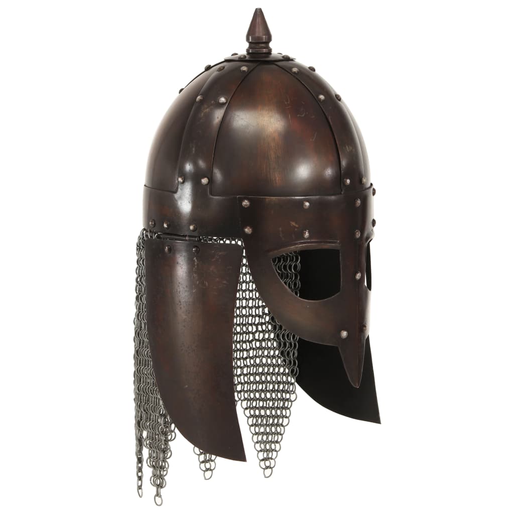 Vikinghelm replica LARP staal koperkleurig is nu te koop bij PeponiXL, paradijselijk wonen!
