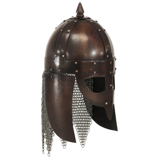 Vikinghelm replica LARP staal koperkleurig is nu te koop bij PeponiXL, paradijselijk wonen!