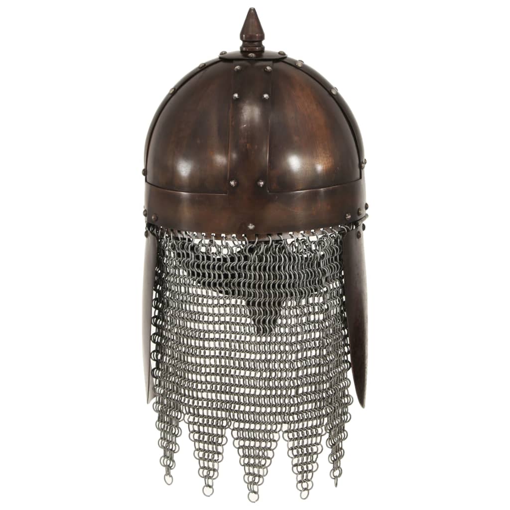 Vikinghelm replica LARP staal koperkleurig is nu te koop bij PeponiXL, paradijselijk wonen!