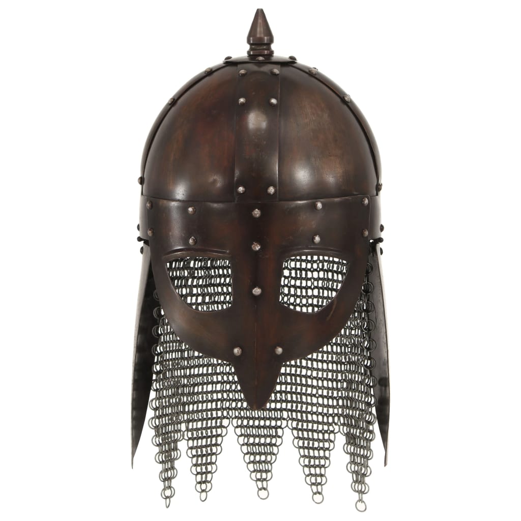 Vikinghelm replica LARP staal koperkleurig is nu te koop bij PeponiXL, paradijselijk wonen!