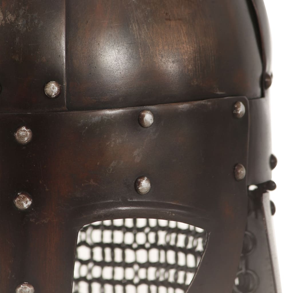 Vikinghelm replica LARP staal koperkleurig is nu te koop bij PeponiXL, paradijselijk wonen!