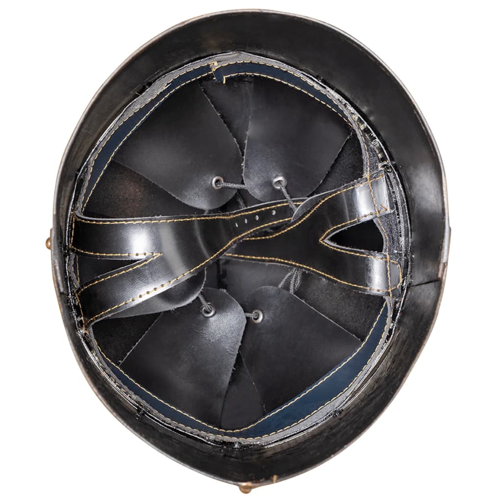 Ridderhelm middeleeuws replica LARP staal koperkleurig is nu te koop bij PeponiXL, paradijselijk wonen!