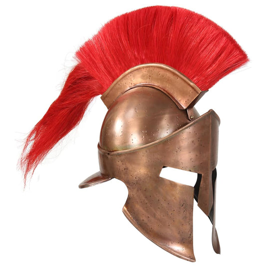 Soldatenhelm Grieks replica LARP staal koperkleurig is nu te koop bij PeponiXL, paradijselijk wonen!
