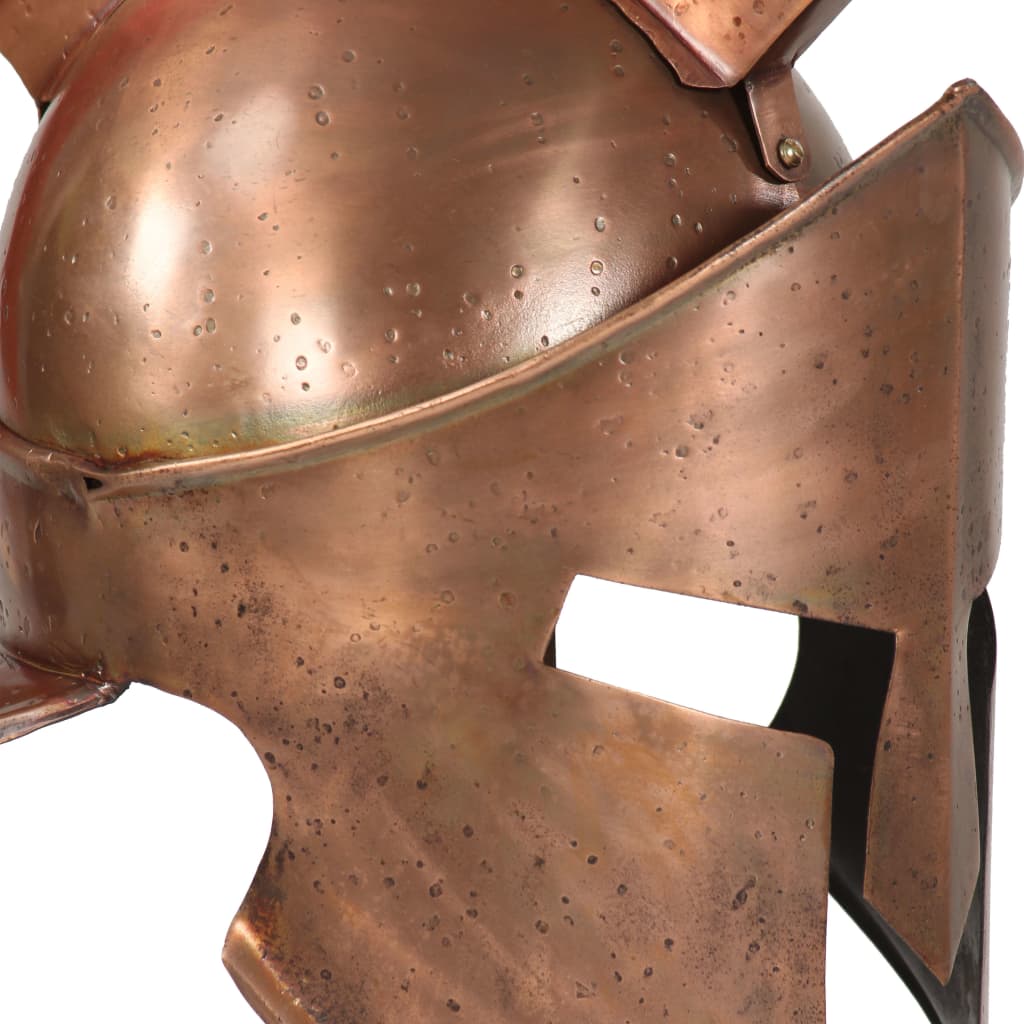 Soldatenhelm Grieks replica LARP staal koperkleurig is nu te koop bij PeponiXL, paradijselijk wonen!