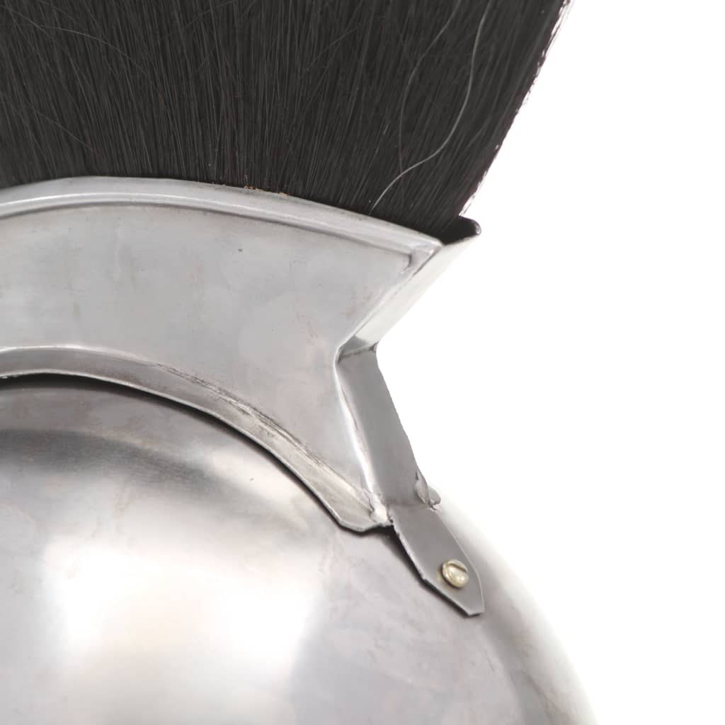Soldatenhelm Grieks replica LARP staal zilverkleurig is nu te koop bij PeponiXL, paradijselijk wonen!