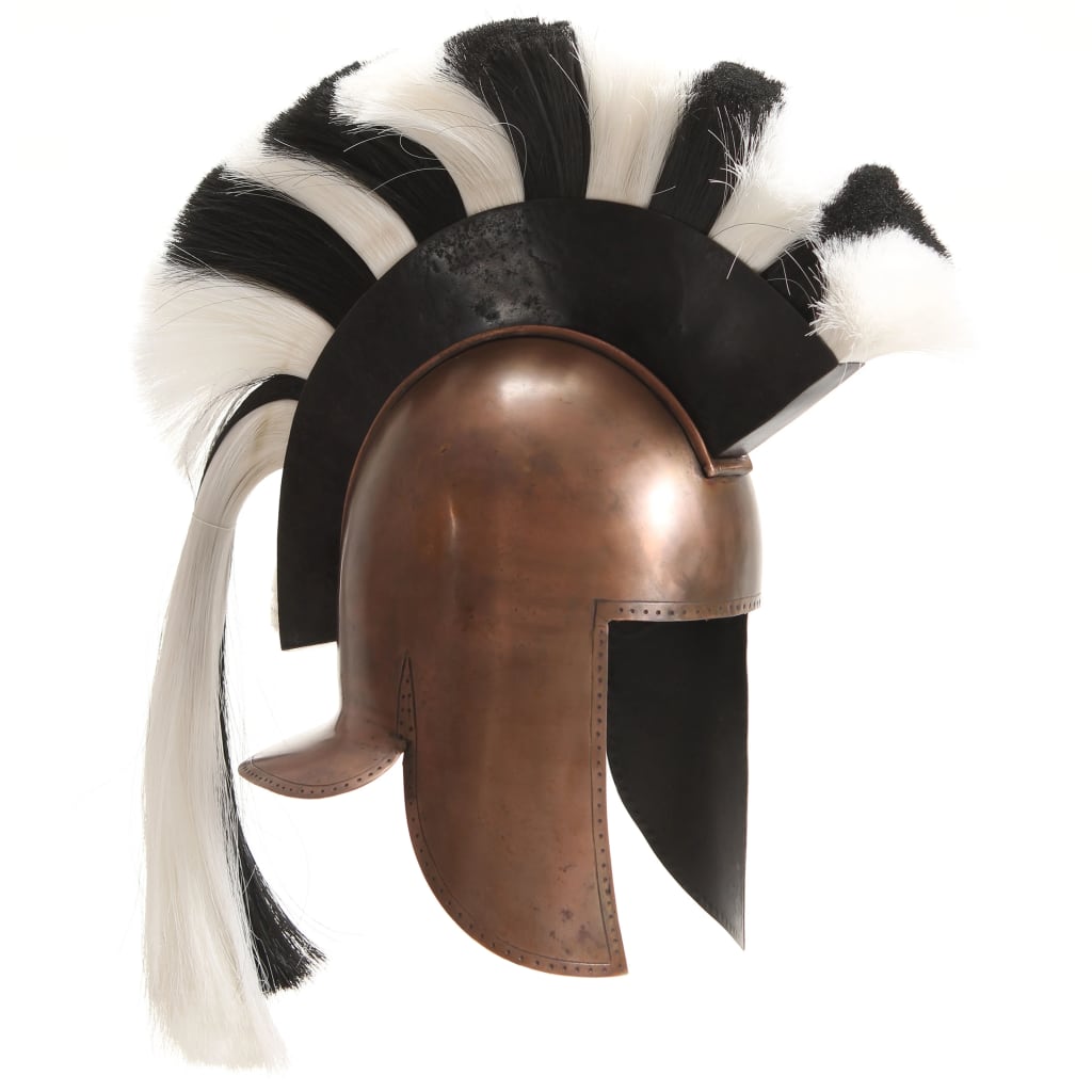 Soldatenhelm Grieks replica LARP staal koperkleurig is nu te koop bij PeponiXL, paradijselijk wonen!