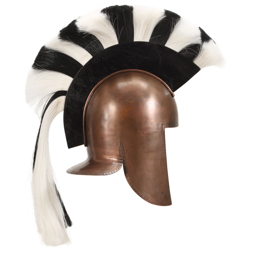 Soldatenhelm Grieks replica LARP staal koperkleurig is nu te koop bij PeponiXL, paradijselijk wonen!