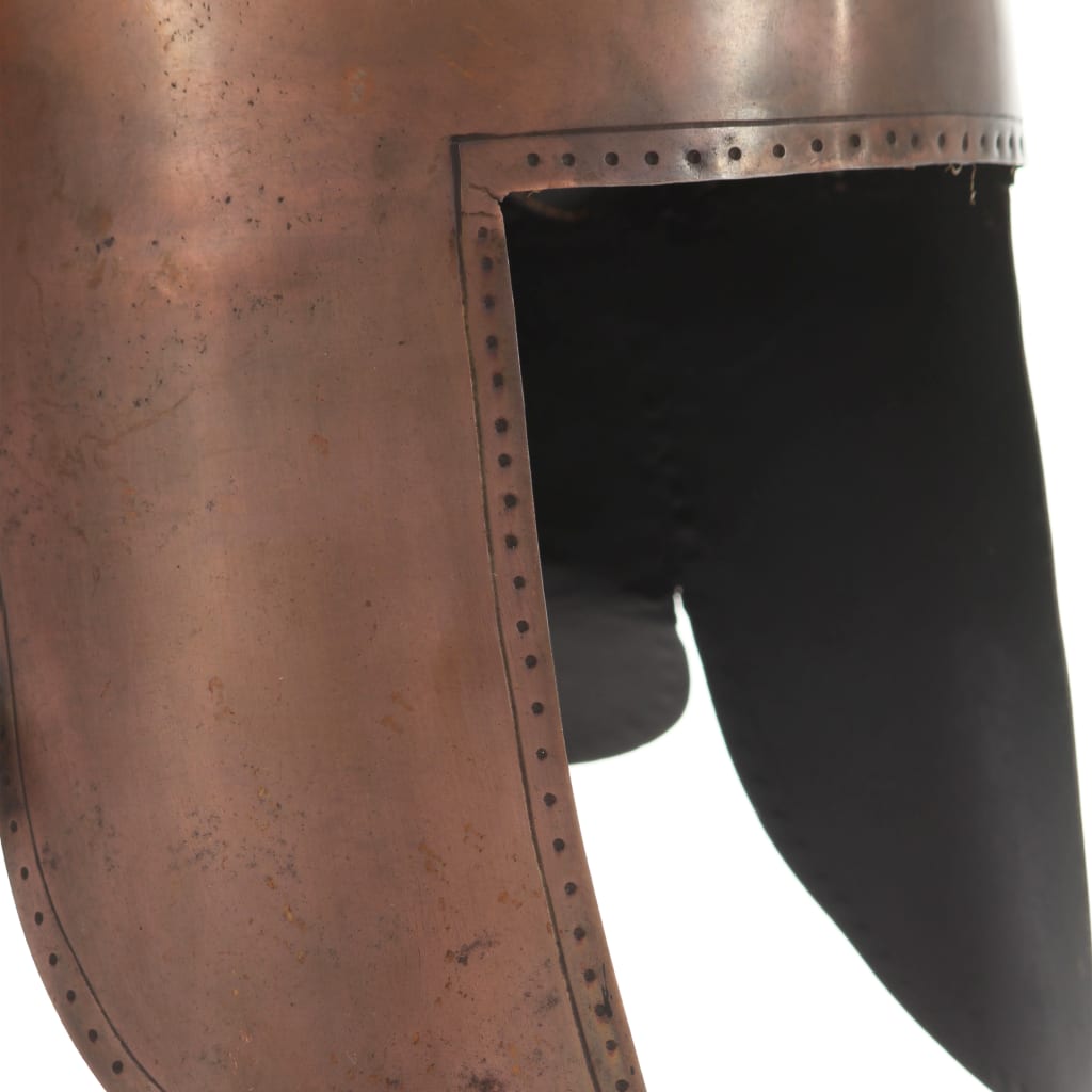 Soldatenhelm Grieks replica LARP staal koperkleurig is nu te koop bij PeponiXL, paradijselijk wonen!