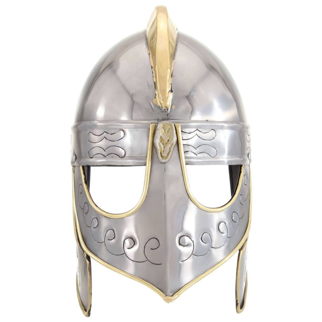 Beowulfhelm replica LARP staal zilverkleurig is nu te koop bij PeponiXL, paradijselijk wonen!