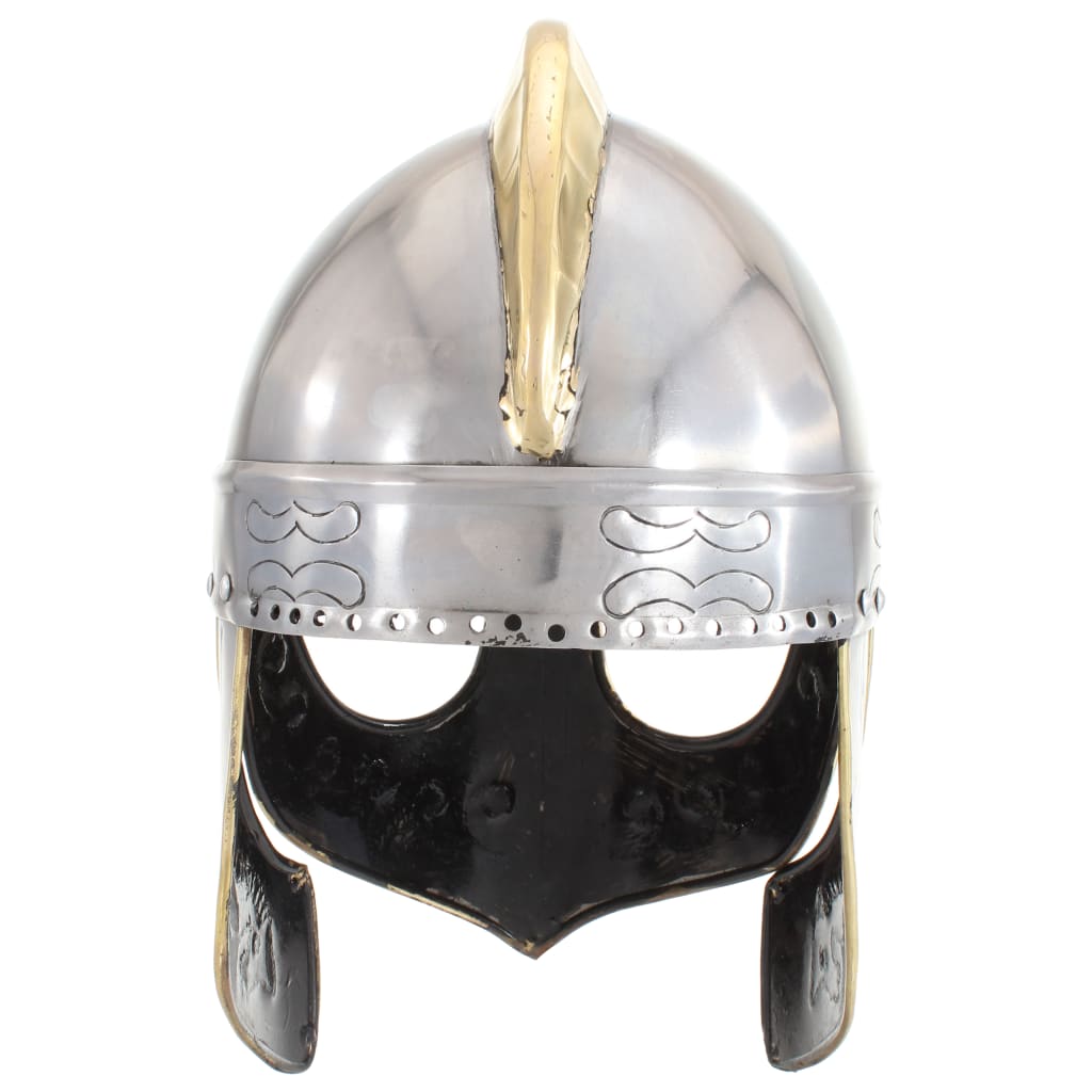 Beowulfhelm replica LARP staal zilverkleurig is nu te koop bij PeponiXL, paradijselijk wonen!