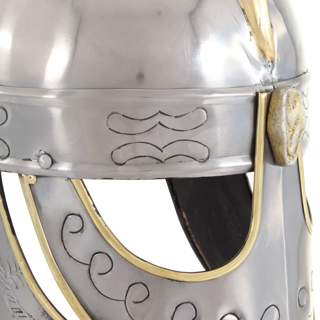 Beowulfhelm replica LARP staal zilverkleurig is nu te koop bij PeponiXL, paradijselijk wonen!