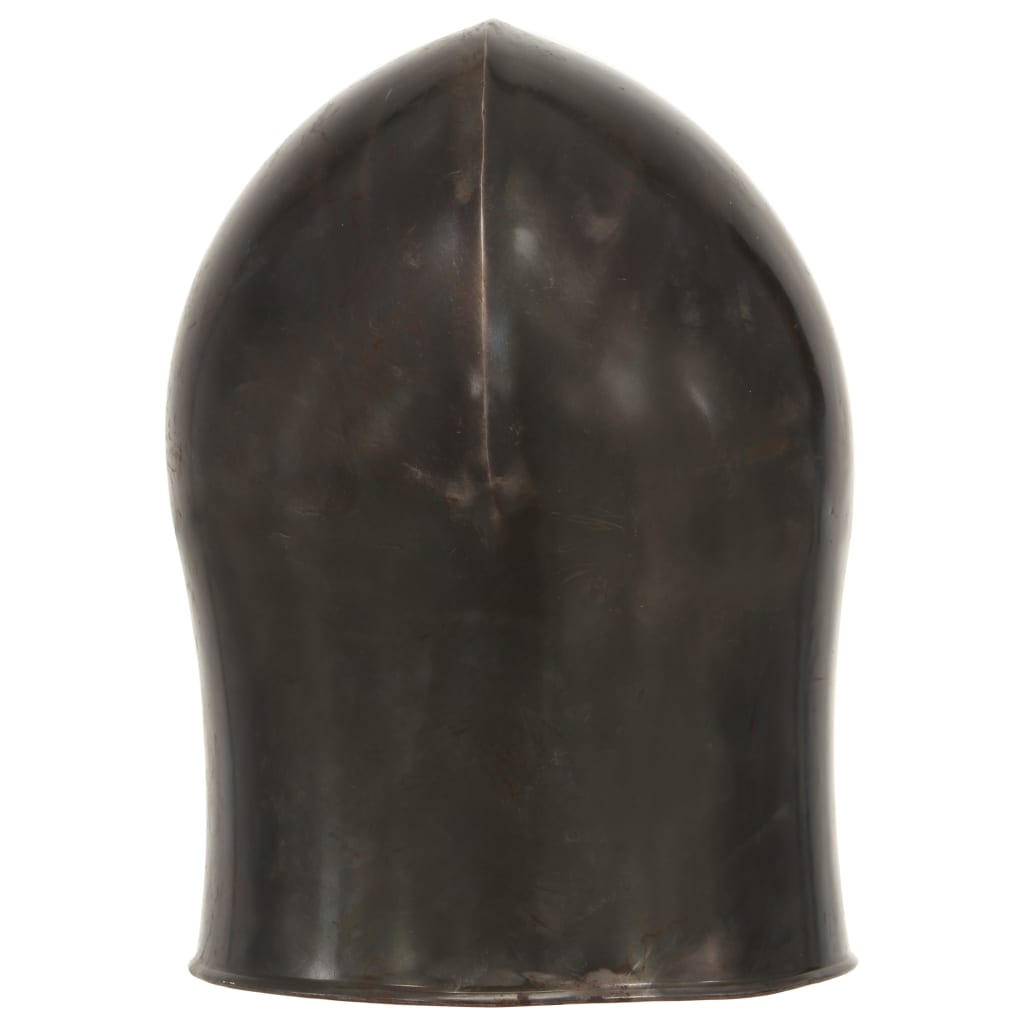 Ridderhelm middeleeuws replica LARP staal zilverkleurig is nu te koop bij PeponiXL, paradijselijk wonen!