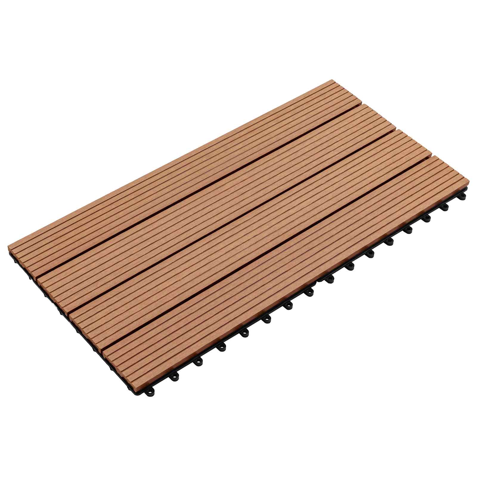 Terras Tegel 6 pcs Bruin 60 x 30 cm WPC is nu te koop bij PeponiXL, paradijselijk wonen!