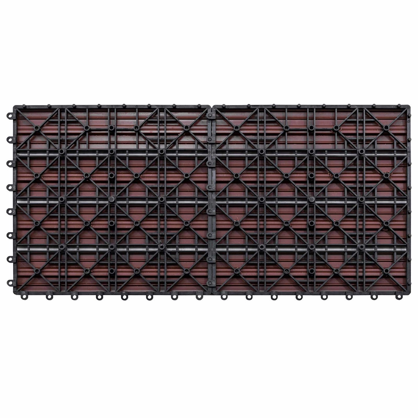 Terras Tegel 6 pcs Bruin 60 x 30 cm WPC is nu te koop bij PeponiXL, paradijselijk wonen!