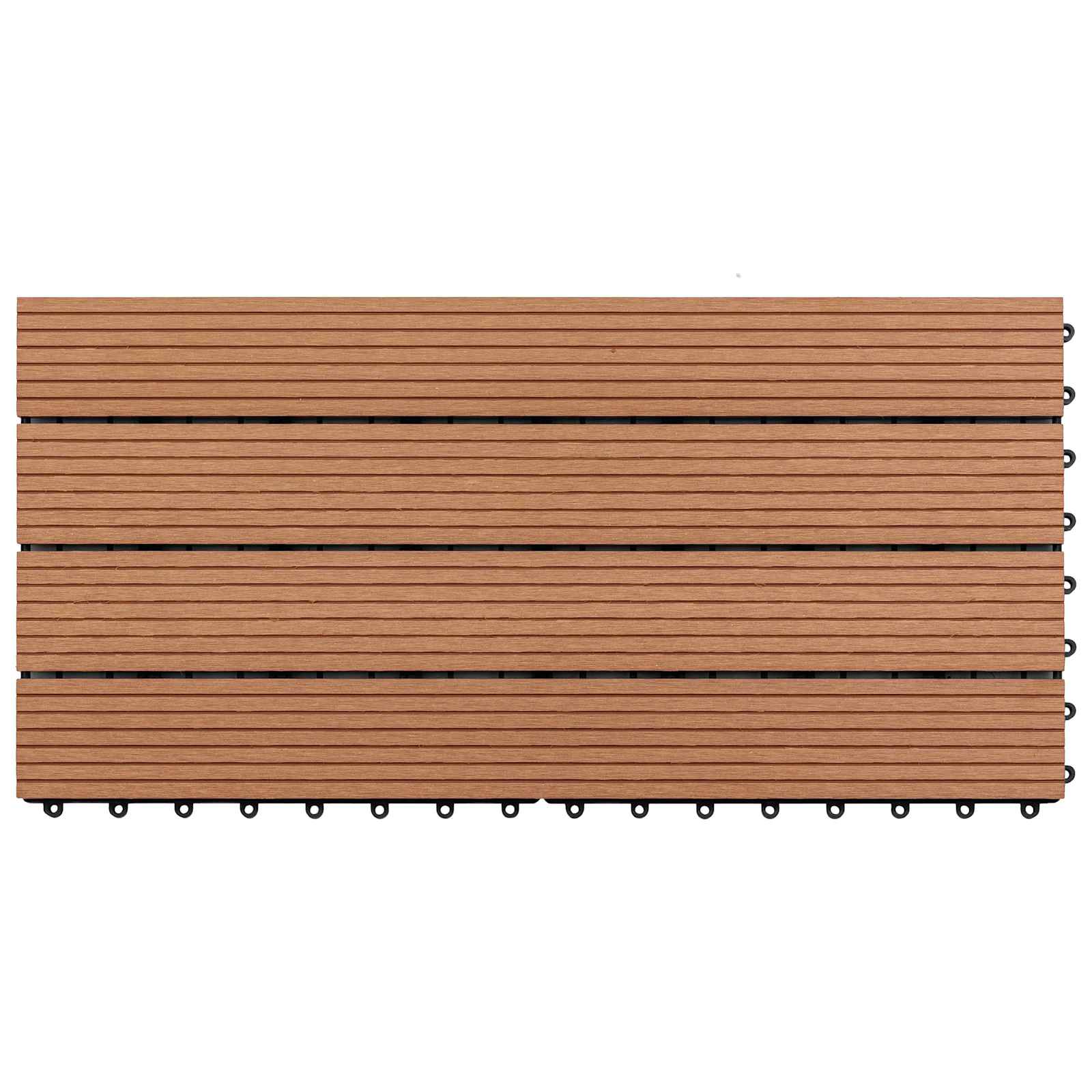 Terras Tegel 6 pcs Bruin 60 x 30 cm WPC is nu te koop bij PeponiXL, paradijselijk wonen!