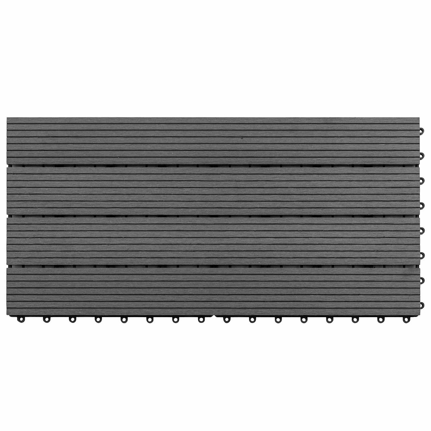Terras Tegel 6 pcs Grijs 60 x 30 cm WPC is nu te koop bij PeponiXL, paradijselijk wonen!