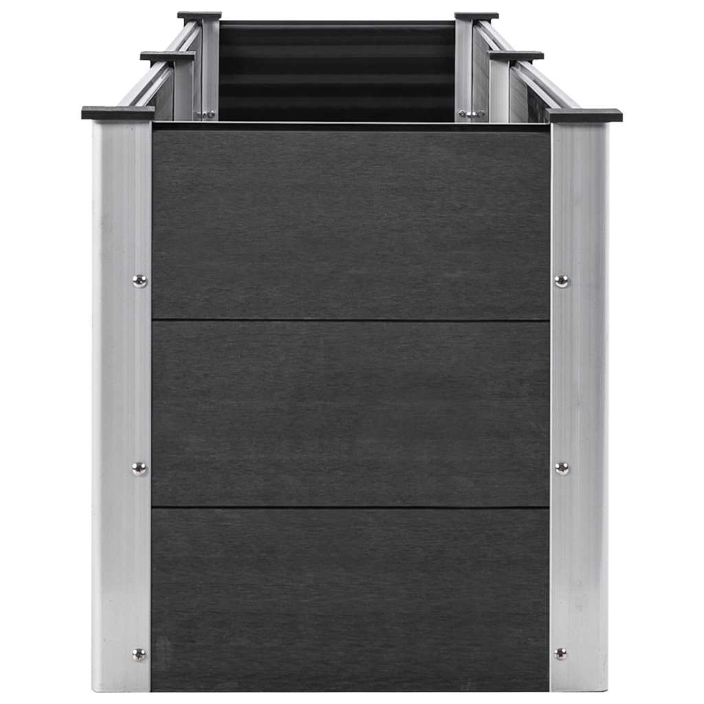 Plantenbak verhoogd 250x50x54 cm HKC grijs is nu te koop bij PeponiXL, paradijselijk wonen!