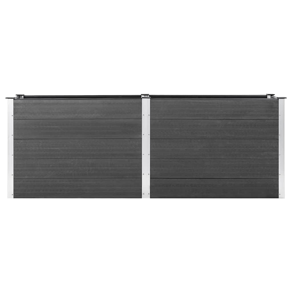 Plantenbak verhoogd 250x50x91 cm HKC grijs is nu te koop bij PeponiXL, paradijselijk wonen!