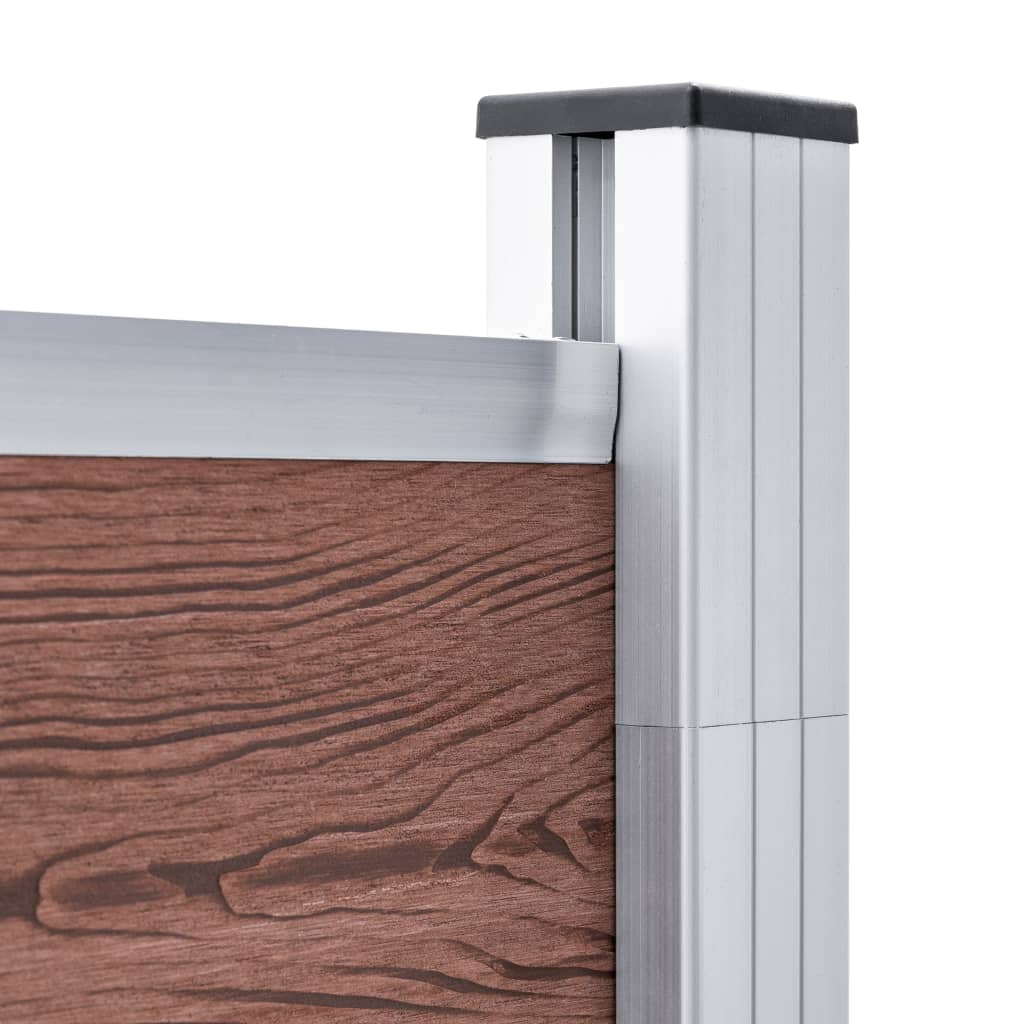 Schutting 180x186 cm HKC bruin is nu te koop bij PeponiXL, paradijselijk wonen!