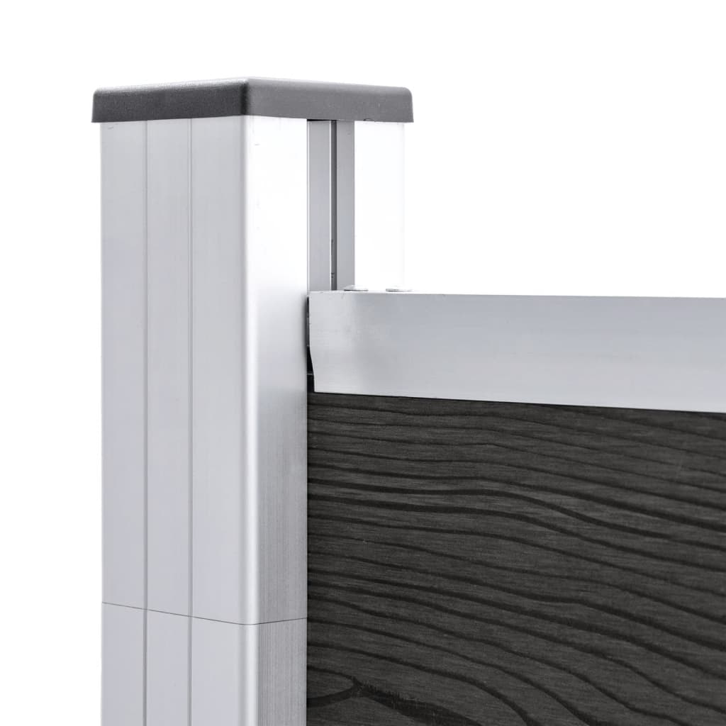 Schutting 180x186 cm HKC grijs is nu te koop bij PeponiXL, paradijselijk wonen!