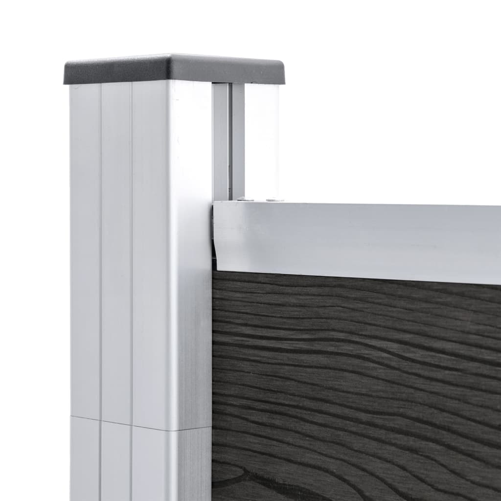 Schutting 180x105 cm HKC grijs is nu te koop bij PeponiXL, paradijselijk wonen!