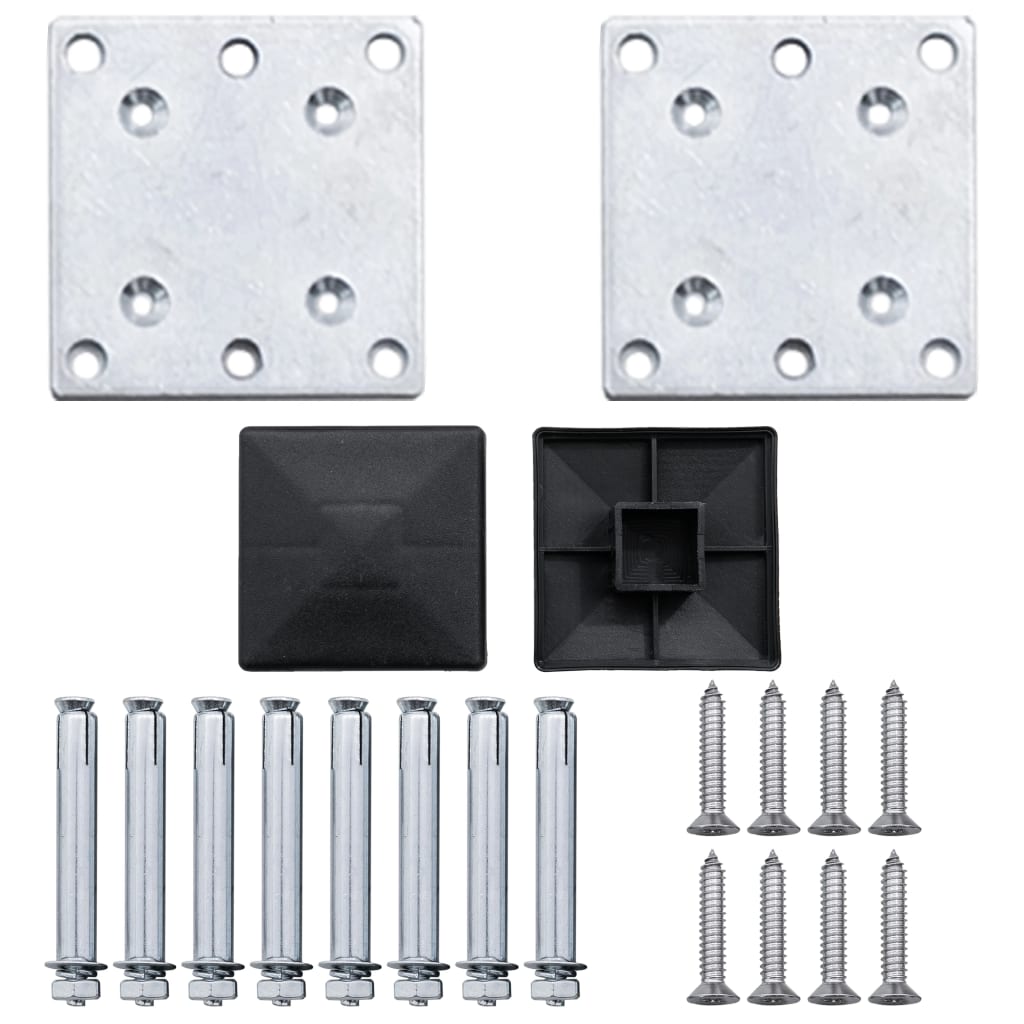 Schutting 180x105 cm HKC grijs is nu te koop bij PeponiXL, paradijselijk wonen!