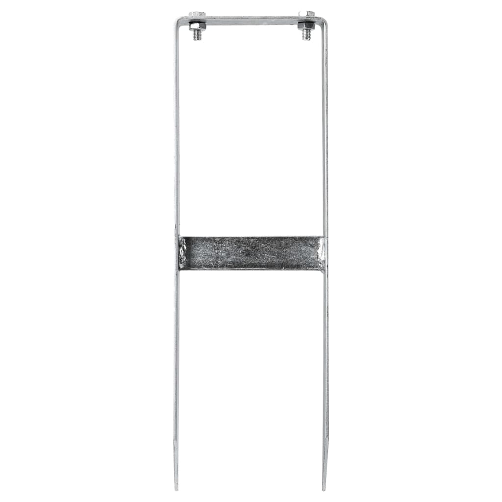 Grondpinnen voor HKC schutting 2 st 40 cm staal is nu te koop bij PeponiXL, paradijselijk wonen!