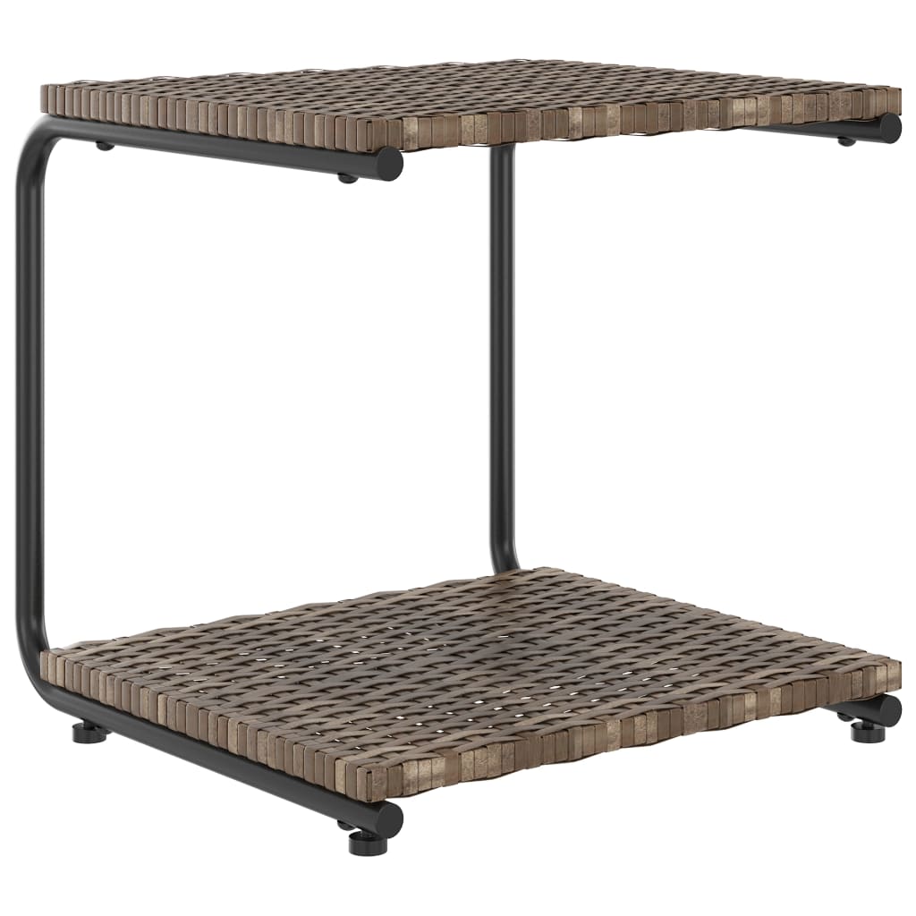 Ligbed met kussens 2-persoons poly rattan bruin is nu te koop bij PeponiXL, paradijselijk wonen!